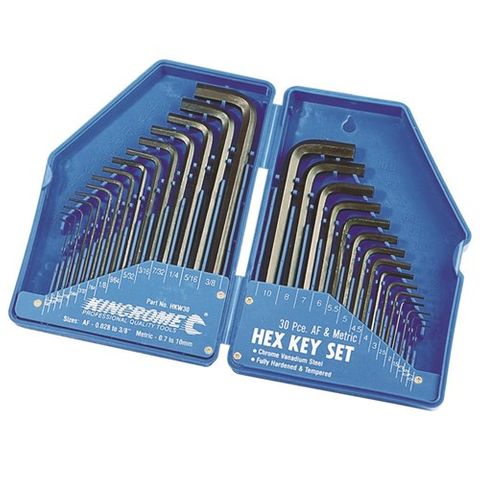 HEX KEY WRENCH SET 30PCE