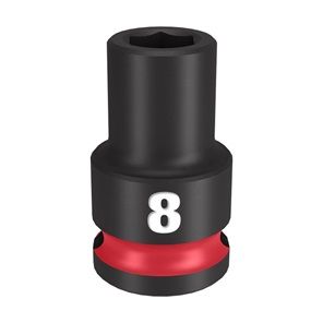 MILW S/WAVE IMP SOCK STD DRV 3/8'' 8MM