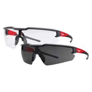 MILW SAFETY GLASSES CLEAR/TINT 2PK