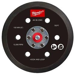 MILW HOOK & LOOP SANDER PAD SOFT