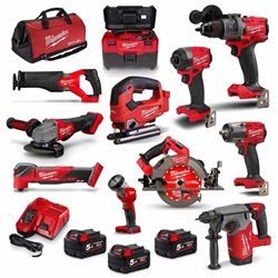 MILW M18 KIT POWER PACK 11A4 11PC