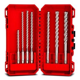 MILW SDS+ 4 CUT D/BIT 7PC SET