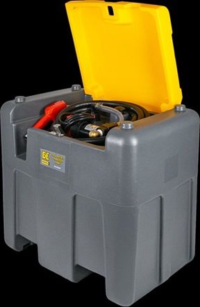 BE POLY DIESEL TANK HIGH CUBE 12V PUMP