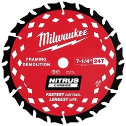 MILW NITRUS CARBIDE SAW BLADE 184MM