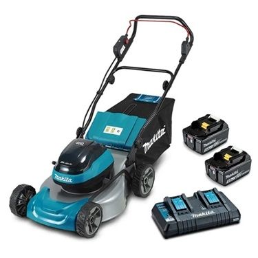 MAK 18V KIT LAWN MOWER 2x5.0AH 460MM