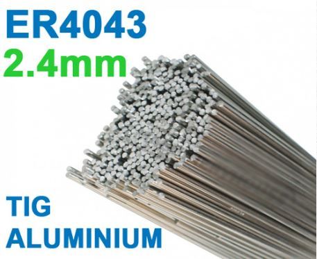 TIG ROD 4043 ALUMINIUM - 2.4MM / 5KG