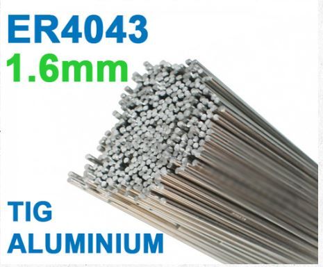 TIG ROD 4043 ALUMINIUM - 1.6MM / 5KG