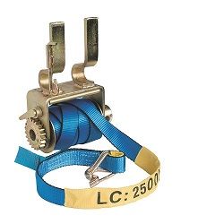 CLIP ON MKVI WINCH 2500KG 9M STRAP