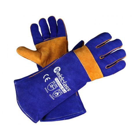 WELDCLASS PROMAX BLUE WELDERS GLOVE