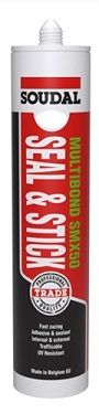 SOUD MULTIBOND SMX50 S/STICK BLACK 290ML