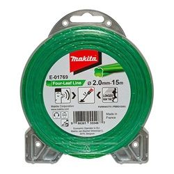 MAK NYLON LINE 4 LEAF GREEN 2.0MMX15M