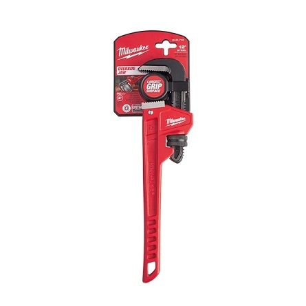 MILW STEEL PIPE WRENCH 254MM (12'')