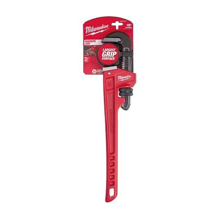 MILW STEEL PIPE WRENCH 457MM (18'')