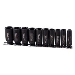 KINC 10P DEEP IMP SOCKET SET 3/8DR AF