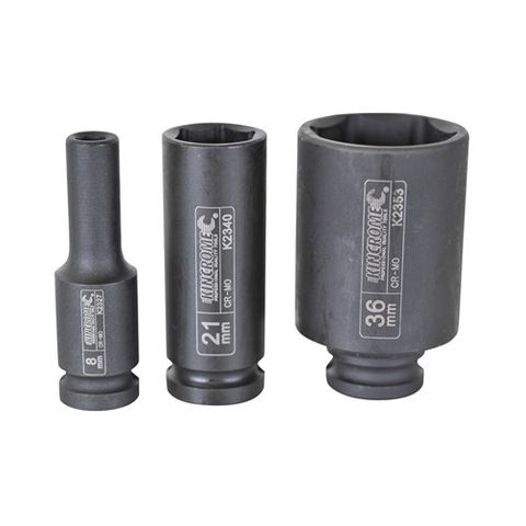 IMPACT SOCKET DEEP 1/2" DRIVE