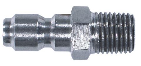 BAR QUICK CONNECT PLUG SS MALE 3/8