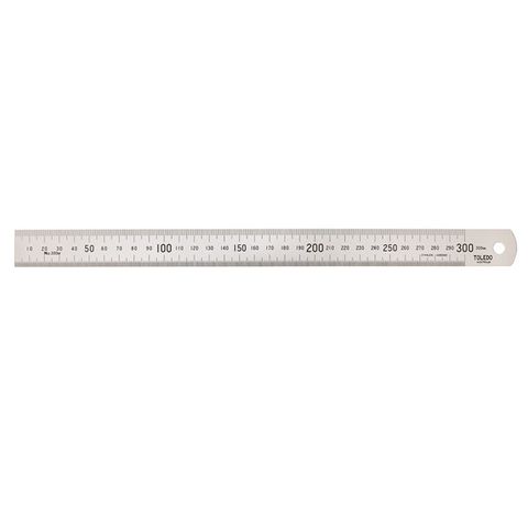 RULER STAINLESS STEEL SINGLE SIDE 1000MM