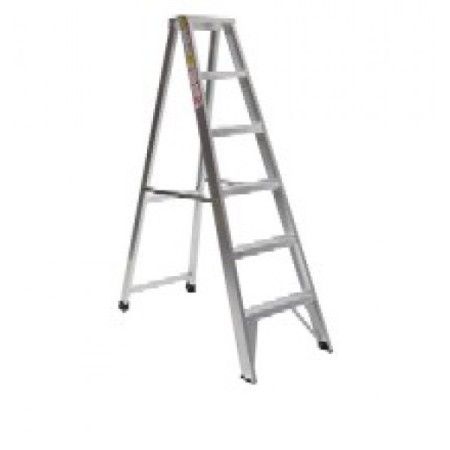 LADDER EXTRA HEAVY DUTY 6 STEP SS 150kg