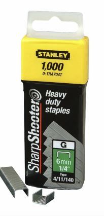 STANLEY STAPLE HEAVY DUTY 6MM (1000)