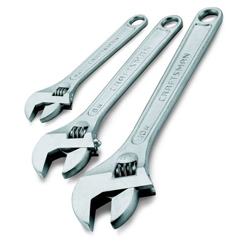 ADJUSTABLE WRENCH SET 3PCE