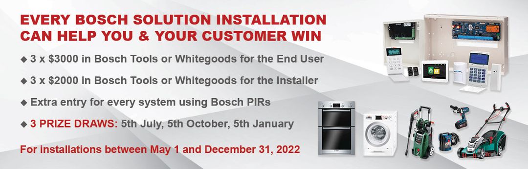 Bosch Solution Alarm Promotion 2022