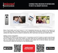 Micron Wi-Fi Intercom Cheat Sheet
