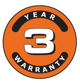 3 year warranty