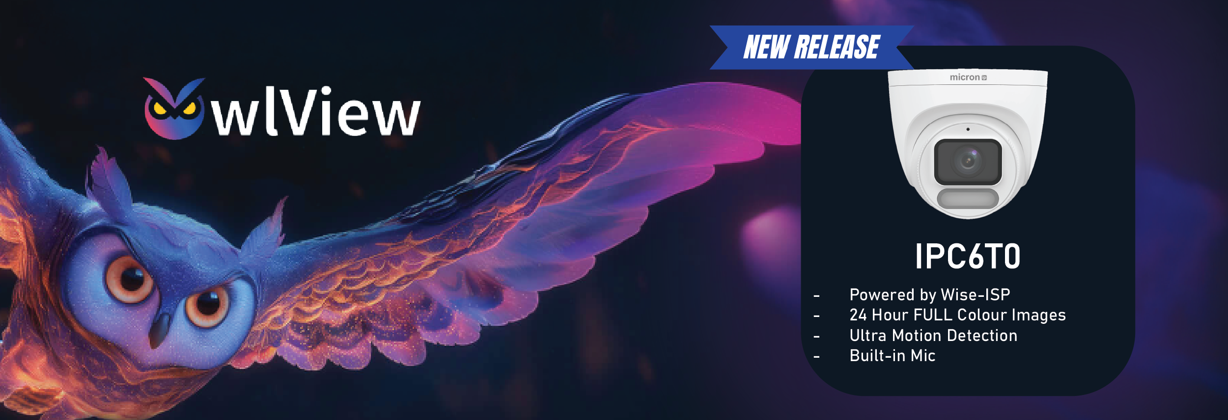 NEW RELEASE: 6MP OwlVision Fixed Turret