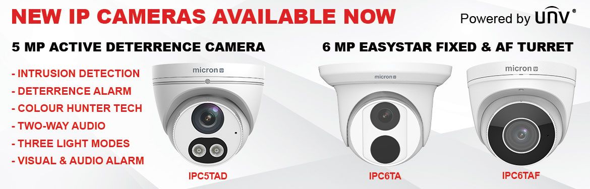 5MP Active Deterrence Camera and 6MP Easystar Turrets