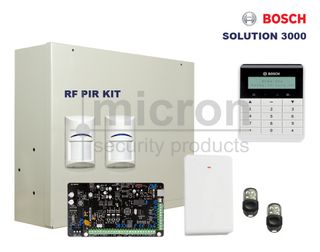 Bosch Sol 3K + Text KP + B810 Radion RX + 2 x Radion PIR + 2 x Metal 4 Button Fobs
