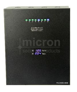 Micron 12VDC 8AMP Power Supply 8 Way Distribution Board.