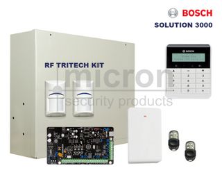 Bosch Sol 3K + Text KP + B810 Radion RX + 2 x Radion TriTech + 2 x Metal 4 Button Fobs