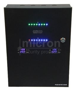 Micron 12VDC 16AMP Power Supply 2 x 8 Way Distribution Board