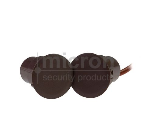 Flush Reed 20mm / 3/4 Steel Door Contact Brown