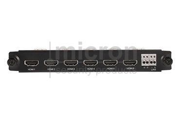 Micron BLACK DIAMOND NVR 6 Way HDMI Matrix Switcher. Suitable to 128ch