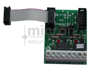RLY-212 2Ch Relay Module With Selectable Channel Outputs. Required to expand HCR-624. PCB Only