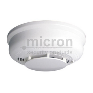 2012/24AUSI Photo Electric Smoke Detector. 9v Battery Backup. Built in Buzzer. N/O N/C Contacts