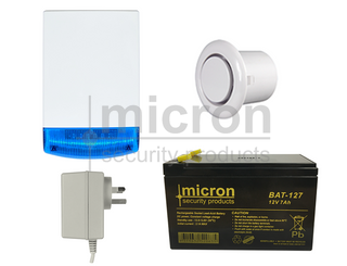 Micron Bell Box Accessory kit Inc Batt + P/Pack + Flush Screamer