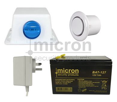 Micron Speaker Accessory kit Inc Batt + P/Pack + Flush Screamer