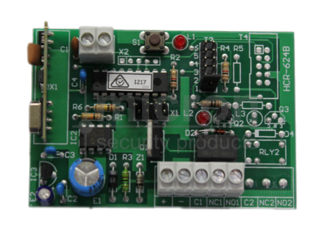 HCR-624 2Ch Receiver With Selectable Channel Outputs. Expands Upto 6 Outputs. PCB Only