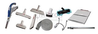 12 Meter DELUXE Switched Hose Wand and Grey Tools + Tool Bag + Knitted Hose Sock + Hose Hanger