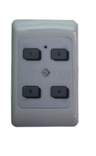 HCT-WM4 - 4 Ch Wall Mount Remote Transmitter To Suit HCR Kit