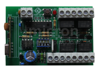 HCR-15AF 4 Channel Receiver Kit Inc 2 x 4ch Metal Transmitter. 4 Onboard Relays