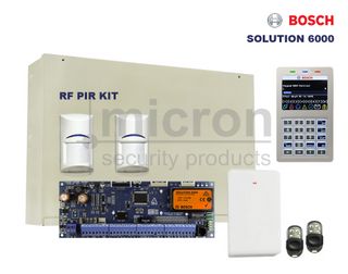Bosch 6K + 1 x SCP736 SMART PROX Graphic Keypad + 2  x RF Pir 2 x Metal Keyfob + RX