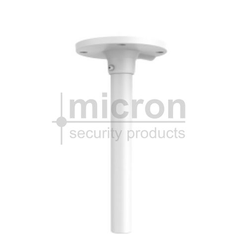Micron Dropper Pole 200mm With Ceiling Mounting Plate. Requires Dome / Turret Surface Base