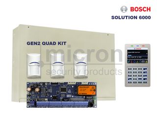 Bosch 6000 Dialler CC610P + 1 x SCP736 PROX Keypad + 3 Bosch ISC-BPQ2-W12 Blue Line Gen 2  QUAD