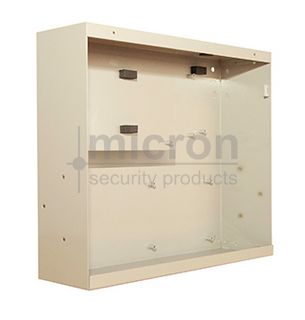 Micron / Bosch Metal Enclosure. Suites 2K, 3K, 6K Panels 267H x 305W x 85mm Deep