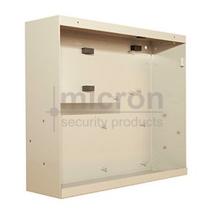 Micron Metal Enclosure For Bosch Panels. Suites 2K, 3K, 6K Panels 267H x 305W x 85mm Deep