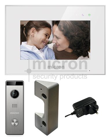 **NO LONGER AVAILABLE REFER TO IMQTK**Micron Kit 7" Touch Screen Kit With Memory. Includes Surface Door Station & Power Supply