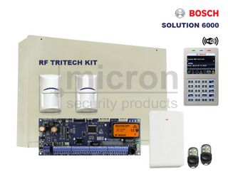 Bosch 6K + 1 x SCP737 PROX WIFI Graphic Keypad + 2 x RF Tri Tech 2 x Metal Keyfob + RX